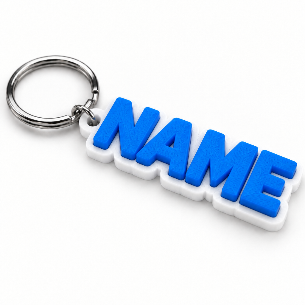 Custom 3D Printed Keychain