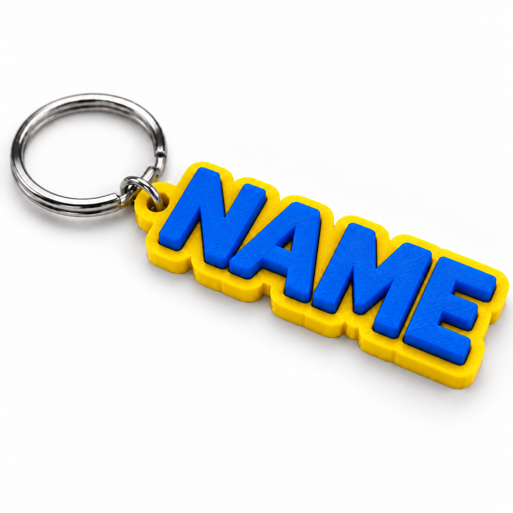 Custom 3D Printed Keychain