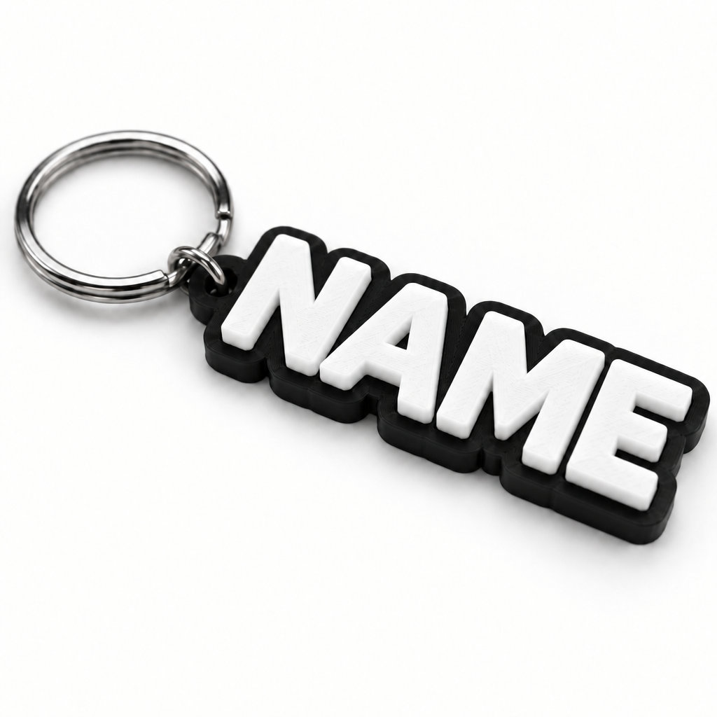 Custom 3D Printed Keychain